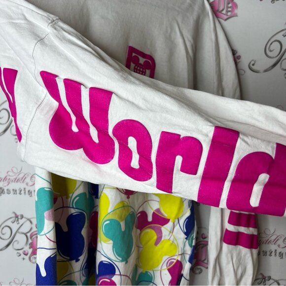 Disney world spirit jersey balloons Walt Disney world Graphic Long Sleeve Shirt - Picture 5 of 8